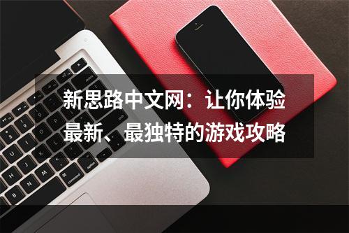 新思路中文网：让你体验最新、最独特的游戏攻略