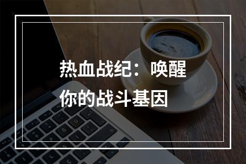 热血战纪：唤醒你的战斗基因