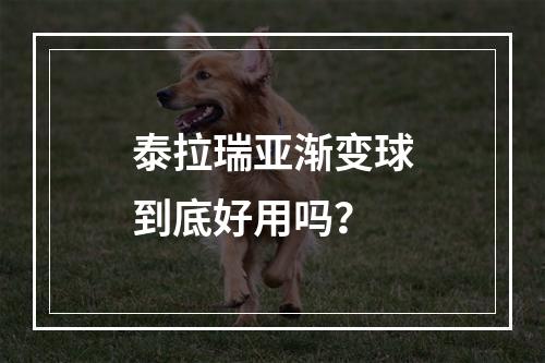 泰拉瑞亚渐变球到底好用吗？