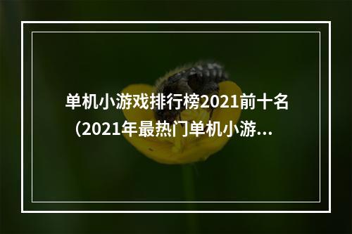 单机小游戏排行榜2021前十名（2021年最热门单机小游戏排行榜前十名）