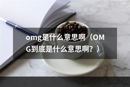 omg是什么意思啊（OMG到底是什么意思啊？）