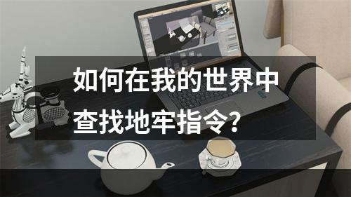 如何在我的世界中查找地牢指令？