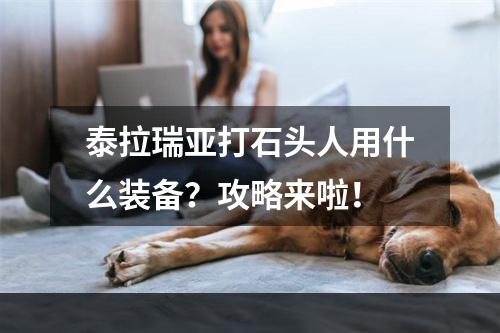 泰拉瑞亚打石头人用什么装备？攻略来啦！