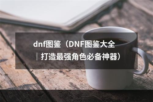 dnf图鉴（DNF图鉴大全｜打造最强角色必备神器）