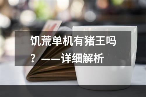 饥荒单机有猪王吗？——详细解析