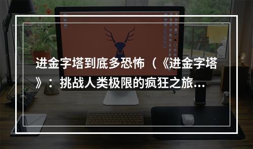 进金字塔到底多恐怖（《进金字塔》：挑战人类极限的疯狂之旅）