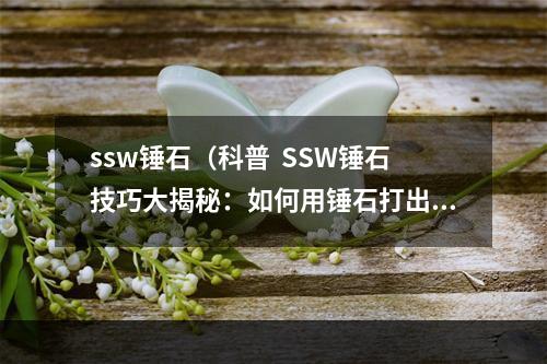 ssw锤石（科普  SSW锤石技巧大揭秘：如何用锤石打出高水平表现）