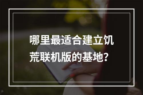 哪里最适合建立饥荒联机版的基地？