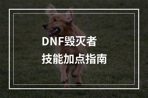 DNF毁灭者技能加点指南