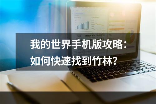 我的世界手机版攻略：如何快速找到竹林？