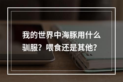 我的世界中海豚用什么驯服？喂食还是其他？