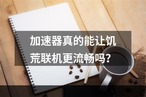 加速器真的能让饥荒联机更流畅吗？