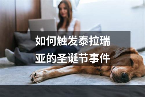 如何触发泰拉瑞亚的圣诞节事件