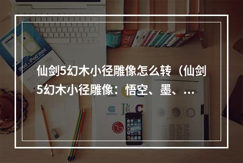 仙剑5幻木小径雕像怎么转（仙剑5幻木小径雕像：悟空、墨、铃、悠悠如是转动）