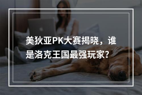 美狄亚PK大赛揭晓，谁是洛克王国最强玩家？