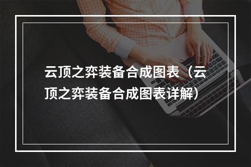 云顶之弈装备合成图表（云顶之弈装备合成图表详解）