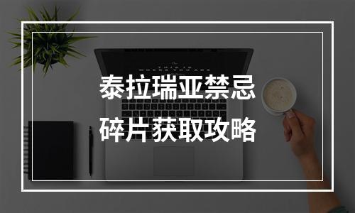 泰拉瑞亚禁忌碎片获取攻略