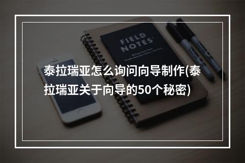 泰拉瑞亚怎么询问向导制作(泰拉瑞亚关于向导的50个秘密)