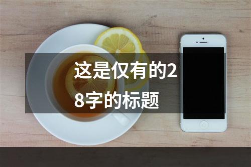 这是仅有的28字的标题