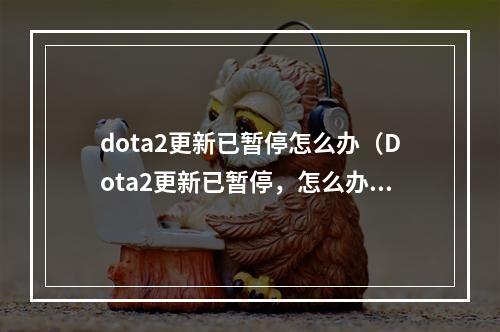 dota2更新已暂停怎么办（Dota2更新已暂停，怎么办？游戏攻略全解析）