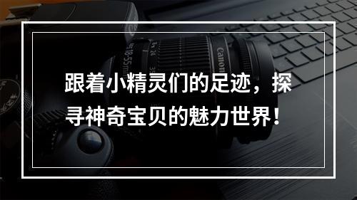 跟着小精灵们的足迹，探寻神奇宝贝的魅力世界！