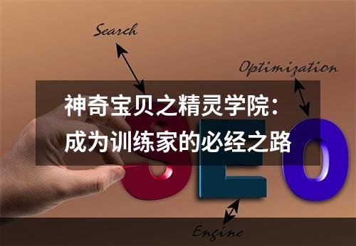 神奇宝贝之精灵学院：成为训练家的必经之路