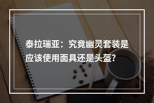 泰拉瑞亚：究竟幽灵套装是应该使用面具还是头盔？