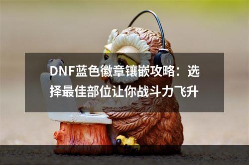 DNF蓝色徽章镶嵌攻略：选择最佳部位让你战斗力飞升