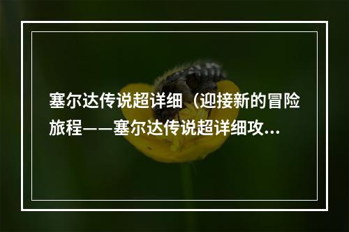 塞尔达传说超详细（迎接新的冒险旅程——塞尔达传说超详细攻略）