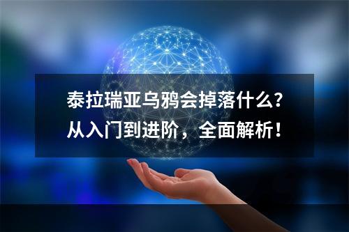 泰拉瑞亚乌鸦会掉落什么？从入门到进阶，全面解析！