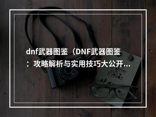 dnf武器图鉴（DNF武器图鉴：攻略解析与实用技巧大公开！）