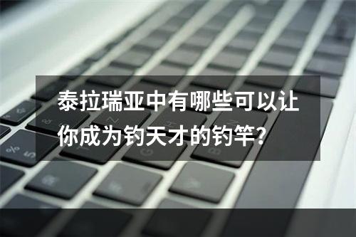 泰拉瑞亚中有哪些可以让你成为钓天才的钓竿？