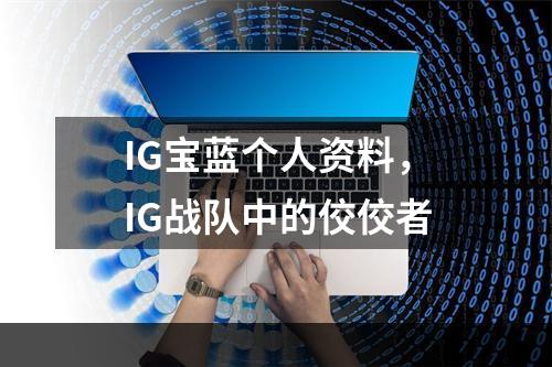 IG宝蓝个人资料，IG战队中的佼佼者