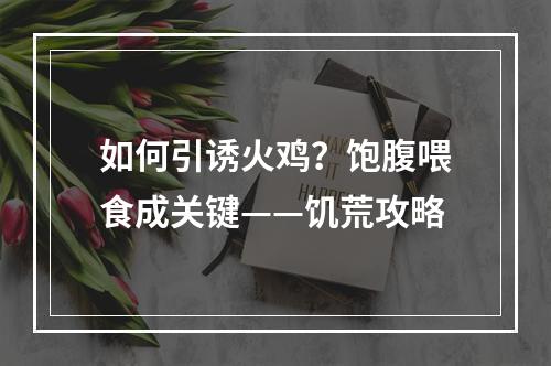 如何引诱火鸡？饱腹喂食成关键——饥荒攻略