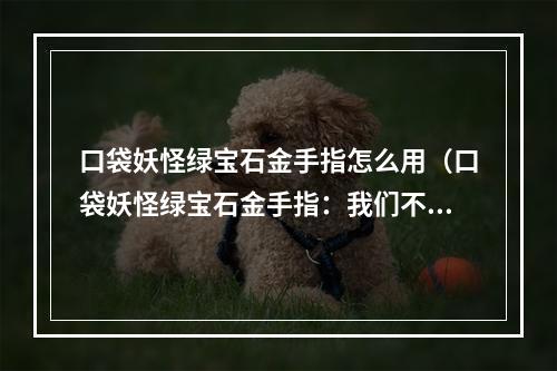 口袋妖怪绿宝石金手指怎么用（口袋妖怪绿宝石金手指：我们不需要努力也可以成为高手！）