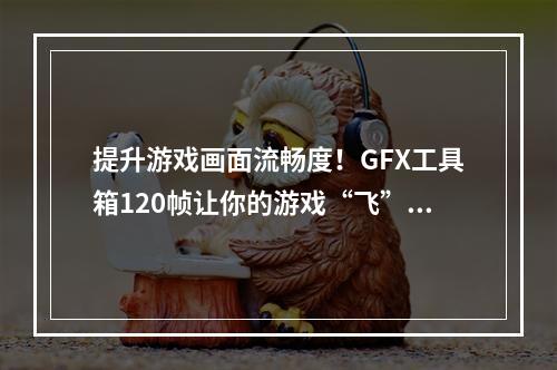 提升游戏画面流畅度！GFX工具箱120帧让你的游戏“飞”起来！