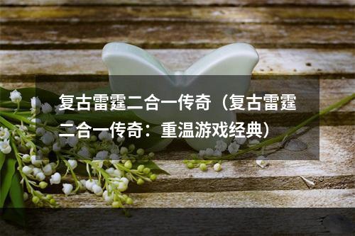 复古雷霆二合一传奇（复古雷霆二合一传奇：重温游戏经典）