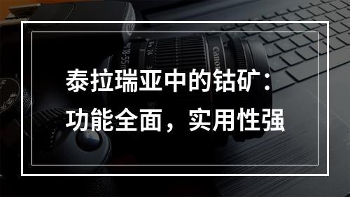 泰拉瑞亚中的钴矿：功能全面，实用性强