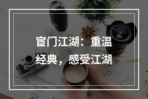 宦门江湖：重温经典，感受江湖