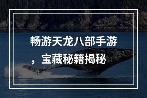 畅游天龙八部手游，宝藏秘籍揭秘