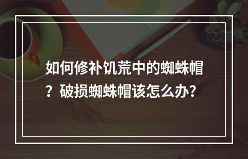 如何修补饥荒中的蜘蛛帽？破损蜘蛛帽该怎么办？