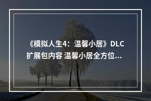 《模拟人生4：温馨小居》DLC扩展包内容 温馨小居全方位试玩解析视频--手游攻略网