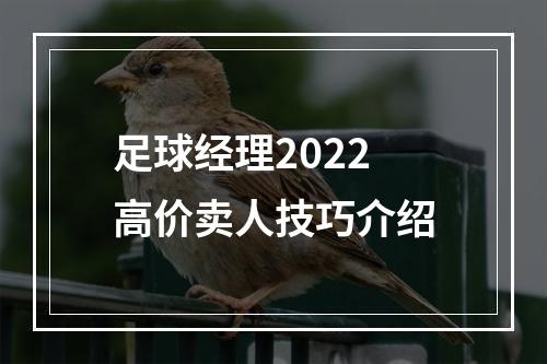 足球经理2022高价卖人技巧介绍