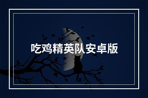 吃鸡精英队安卓版