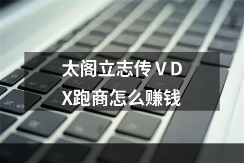 太阁立志传ⅤDX跑商怎么赚钱