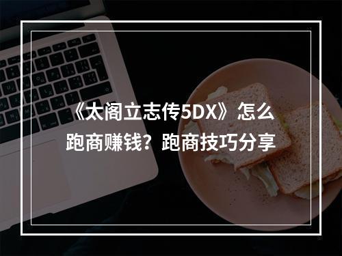 《太阁立志传5DX》怎么跑商赚钱？跑商技巧分享