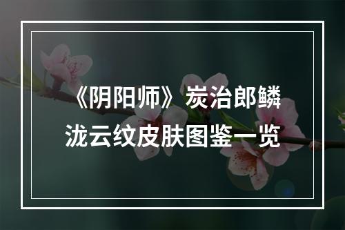 《阴阳师》炭治郎鳞泷云纹皮肤图鉴一览