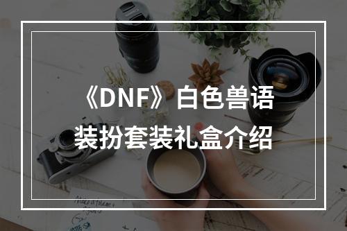 《DNF》白色兽语装扮套装礼盒介绍