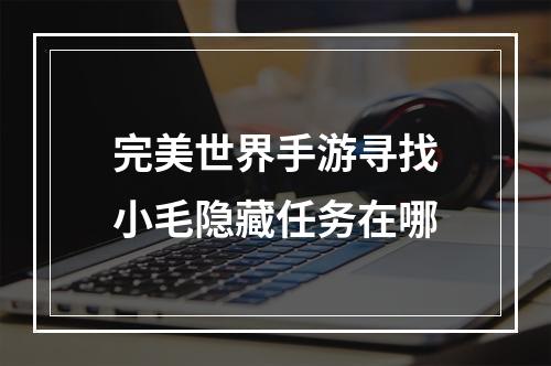 完美世界手游寻找小毛隐藏任务在哪