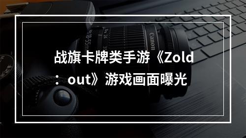 战旗卡牌类手游《Zold：out》游戏画面曝光